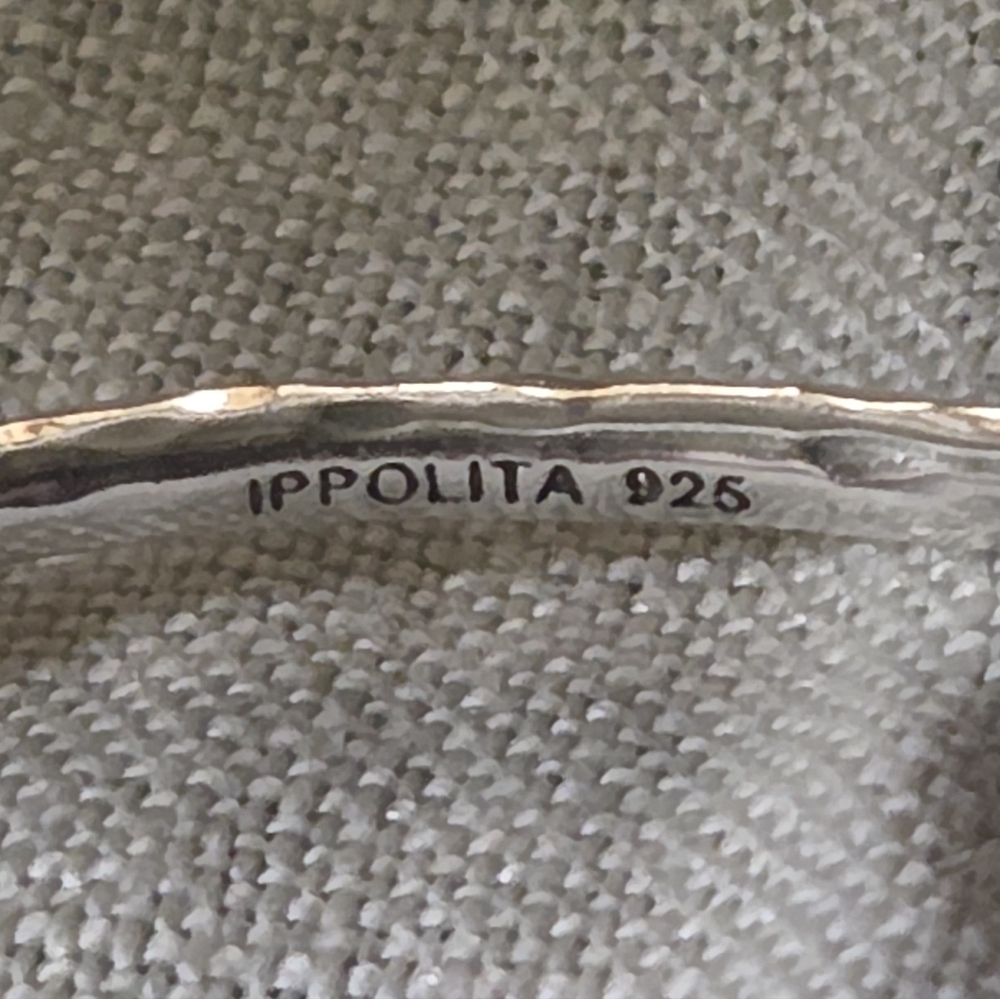 Ippolita Rock Candy 5 Station Bangle, Bronze Turquoise, MOP, Rock Crystal, in SS - Picture 10 of 13